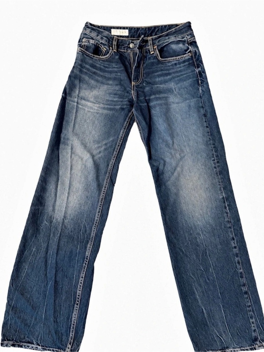 Zara Bootcut Jeans Blue Waist 28